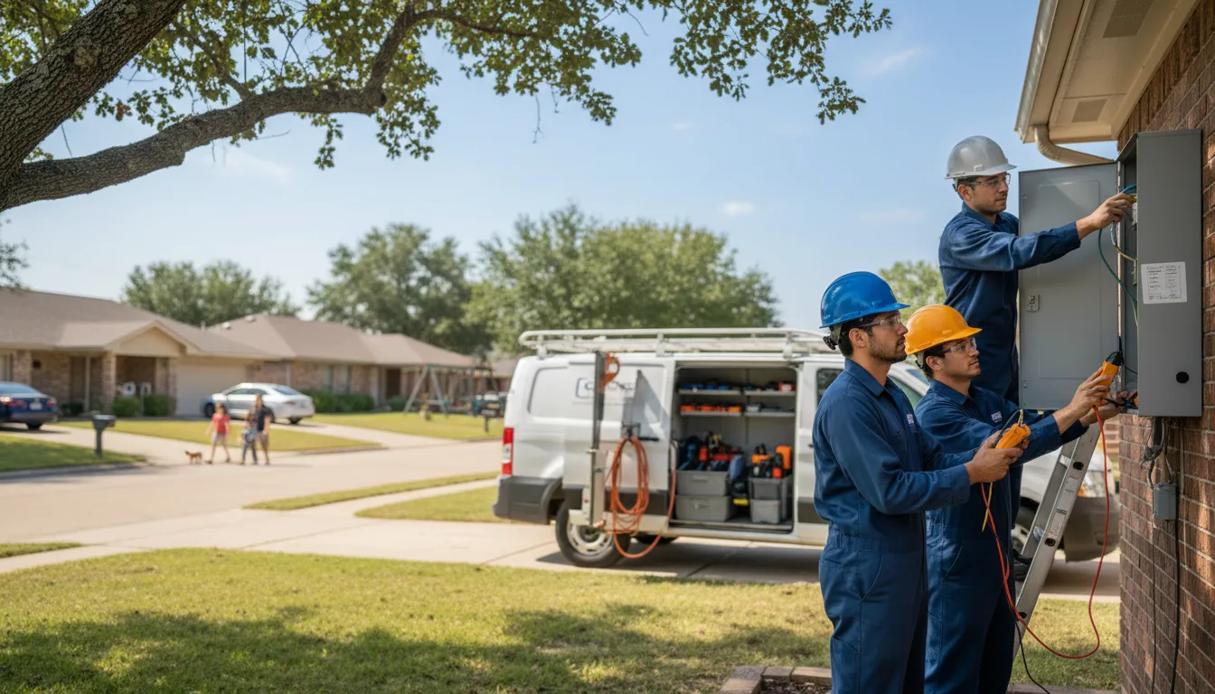 Certified electrician providing emergency electrical services in Seadrift, TX